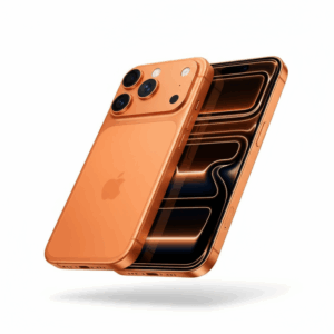 iPhone 17 Pro Max puesto de forma diagonal