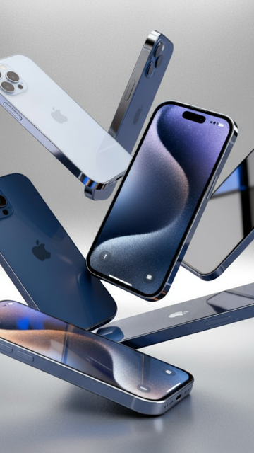 Celulares iPhone Flotando