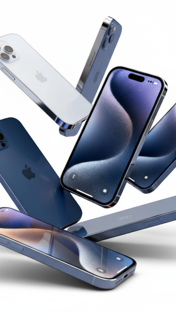 Celulares iPhone Flotando